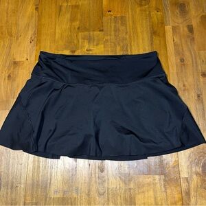 Athleta Ace Tennis Skort 13 1/2" black size XL
